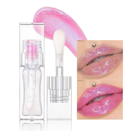 Erinde Magic Color Changing Lip Oil, Moisturizing Lip