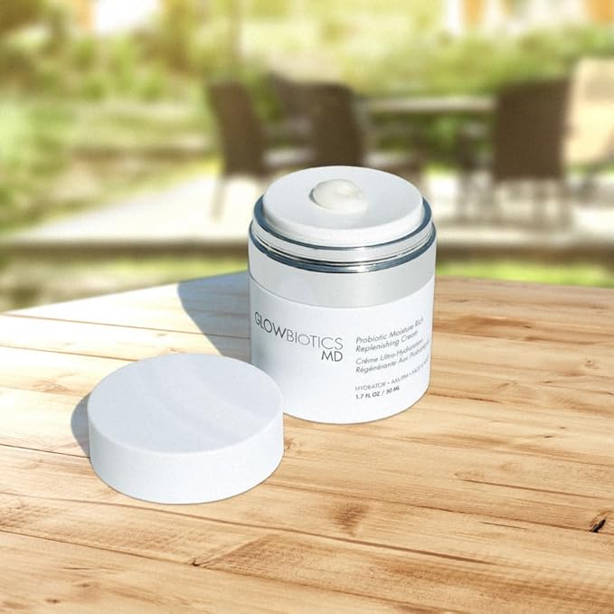 Glowbiotics Probiotic Multi-Brightening Anti-Aging Cream: Hydrates, Firms, Reduces Dark Spots, and Minimizes Wrinkles, Soothes and Repairs Skin with Caffeine, Antioxidants, and Vitamin E