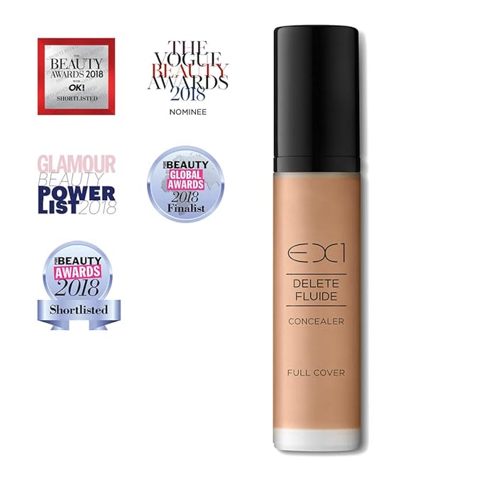 EX1 Cosmetics Delete Fluide Full Coverage Liquid Concealer Seamless Finish