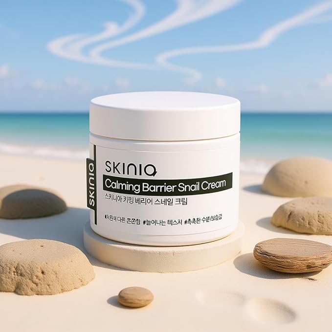 Calming Barrrier Snail Cream This moisturizing formula helps nourish and rejuvenate your skin while supporting natural barrier function. Contains 92% of snail mucus filtrate.