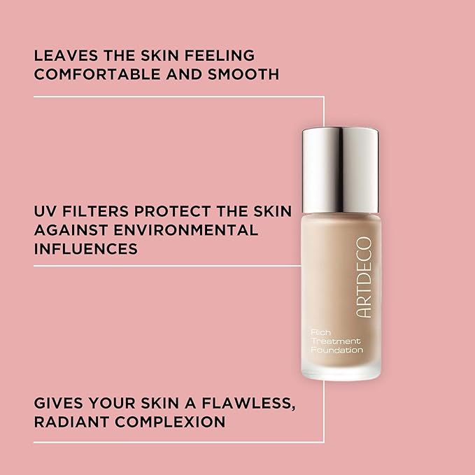 ARTDECO Rich Treatment Foundation - Vanilla Rose N°12 Fl Oz