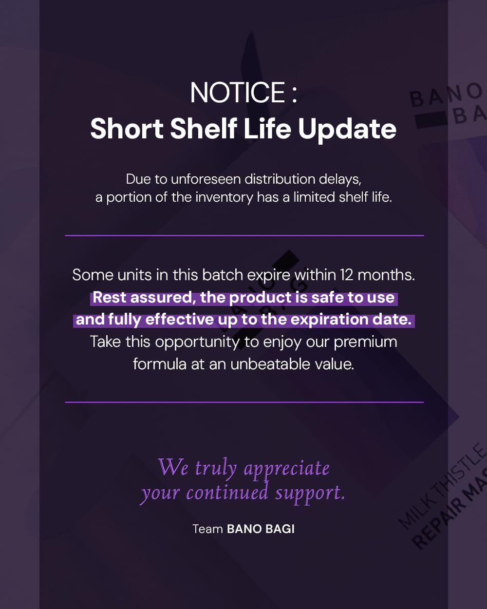 Banobagi Milk Thistle Repair Face Mask – Korean Skin Care with Centella, Hyaluronic Acid & Adenosine | Hydrating & Soothing Sheet Mask for Sensitive Skin, Fragrance-Free, 10EA