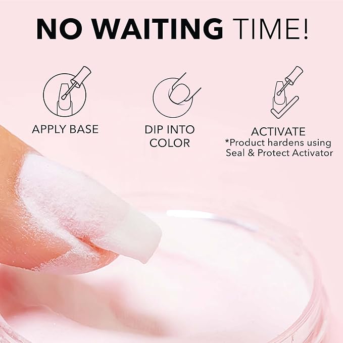 Kiara Sky Long Lasting Nail Dip Powder Pink Over Heels 1 oz