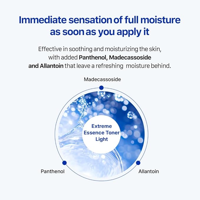 Real Barrier Extreme Essence Toner Light 6.76 Fl Oz | Hyaluronic Acid Panthenol Face Moisturizer for Sensitive Dry Skin | Soothing & Hydrating Moisturizing Toner for Face | Korean Skin Care