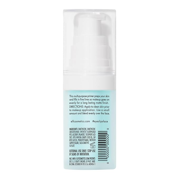 e.l.f. Hydrating Face Primer, Makeup Primer For Flawless, Cruelty-free, Small