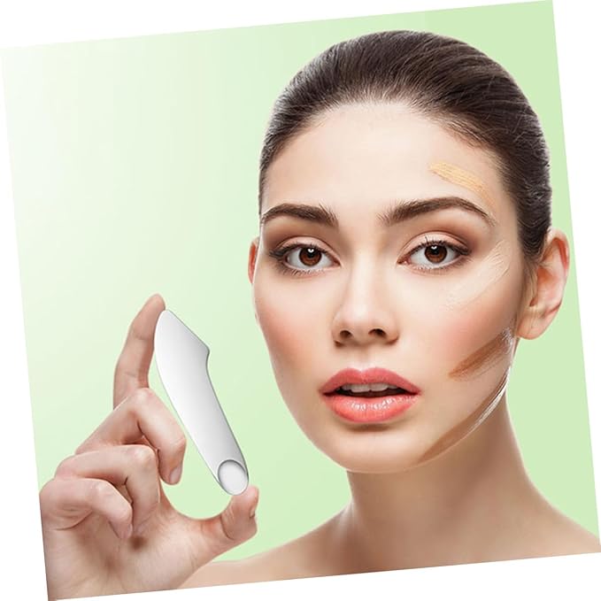 Beavorty Makeup Spatula Foundation Shovel Toning Stick Stainless Steel Mix