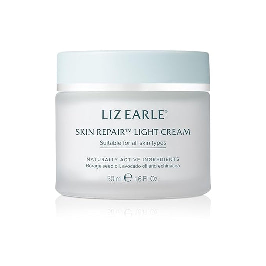 Liz Earle Skin Repair Light Face Cream - Hydration-Boosting Face Moisturizer with a Silky, Lightweight Texture - Balances & Hydrates Skin for a Healthy, Radiant Glow (50 ml)