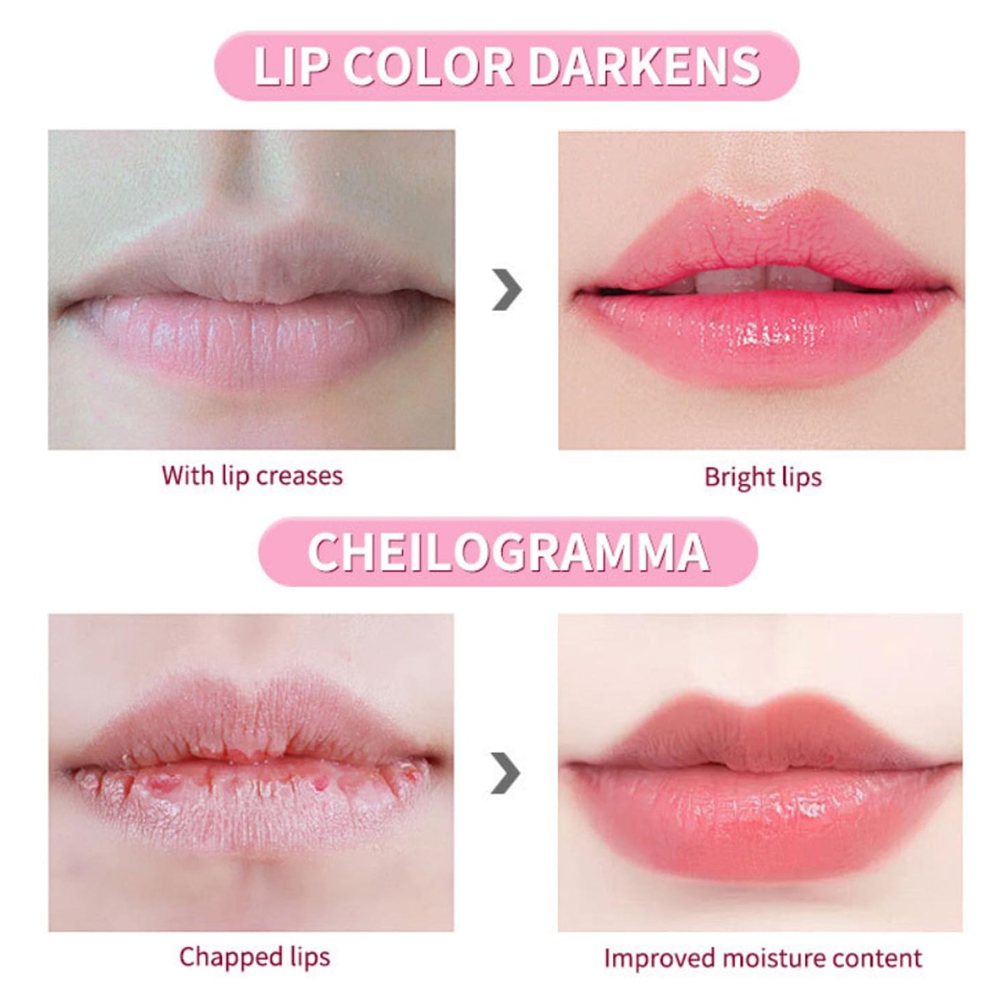 Blopuivo 60 Pairs Lip Masks with Eye Mask, 24K Collagen Under Eye Patches for Dark Circles and Puffy Eyes, Reduce Lip Wrinkles, Anti Chapped & Remove Lip Dead Skin, Nourishes the Lip & Eye Skin