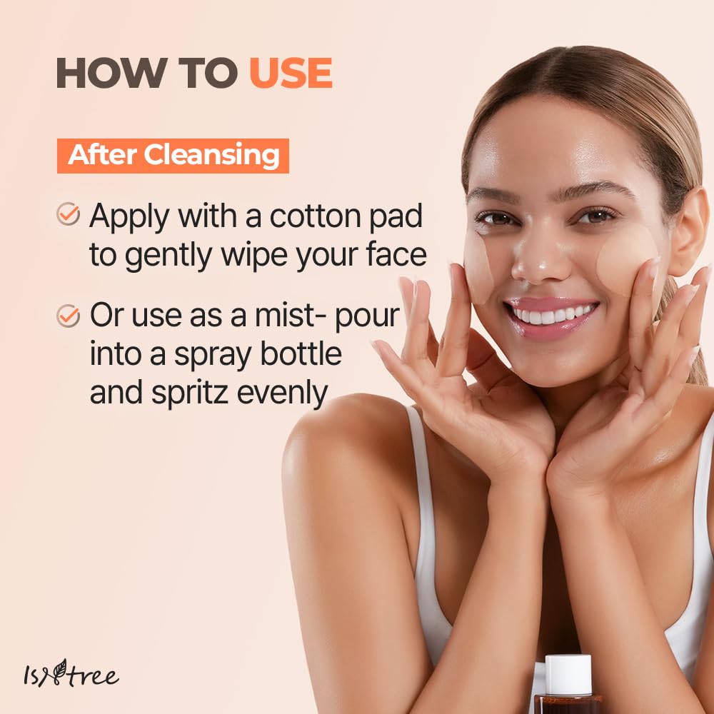 ISNTREE Green Tea Fresh Toner 200ml, 6.76 fl.oz | Korean Skincare | Toner for Oily Skin | Sebum Control | Hydrating and Refreshing