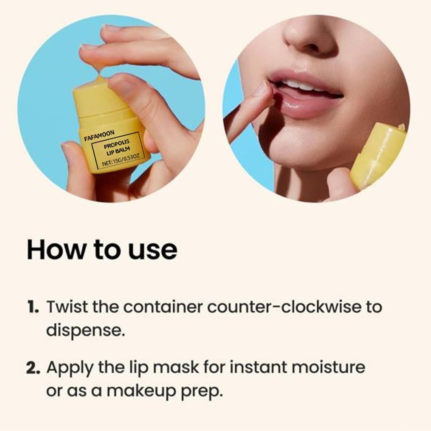 2 PCS Honey Lip Butter, Moisturizing Lip Care,Hydrating Overnight Lip Balm & Mask,Long-lasting Moisture Hygienic, Korean Skin Care