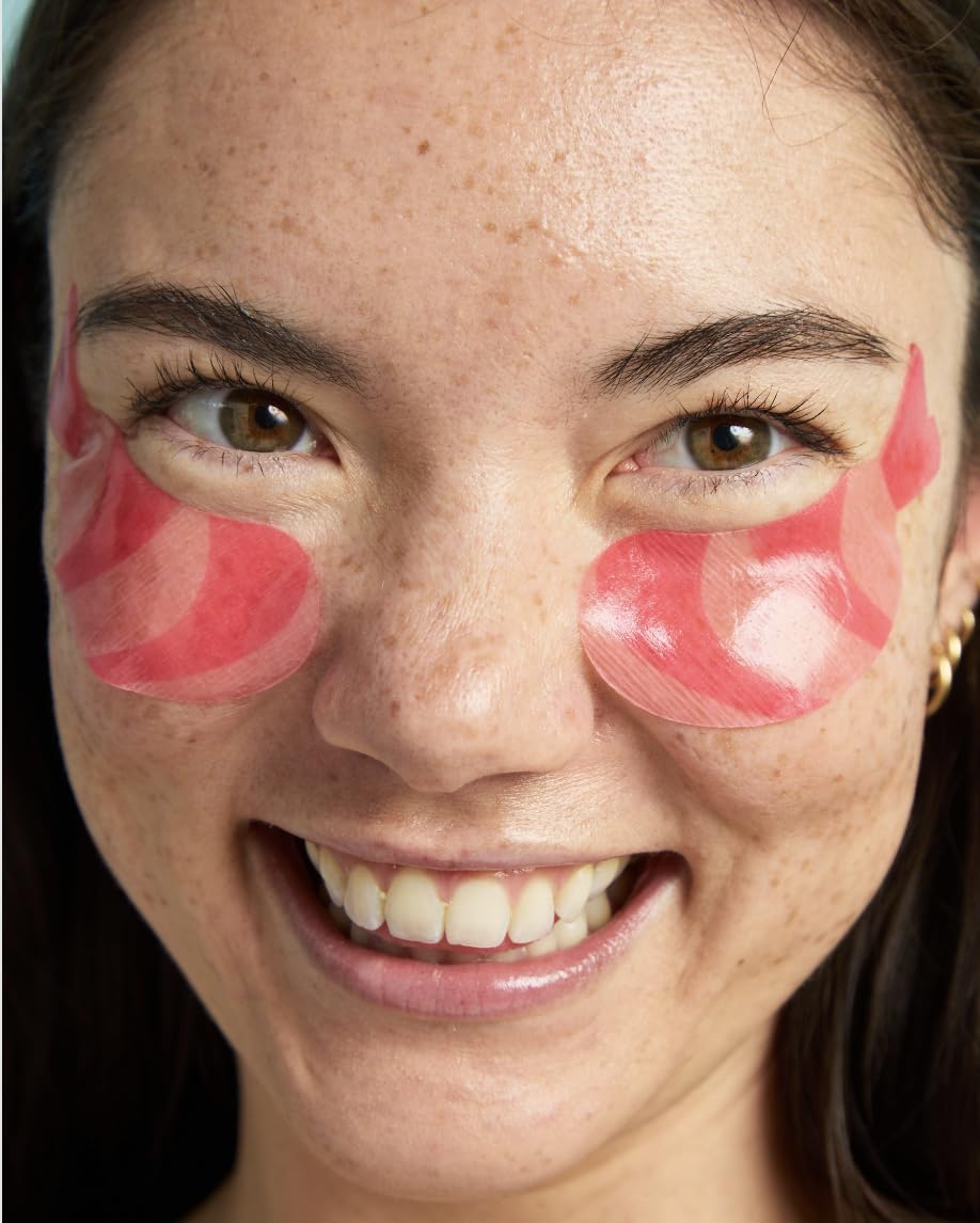 TONYMOLY x Squishmallows Hydrating Eye Patch Set – Assorted Depuffing & Moisturizing Under Eye Patches with Berry Extract & Vitamin C