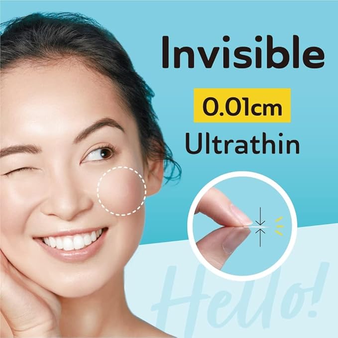 Ultra Invisible Salicylic Acid Acne Patches & Large Pimple Patches for Nose, Forehead, and Chin – Hydrocolloid, Zit, and Spot Treatment for Cystic Acne, Breakout Control, 148 Patches Bundle