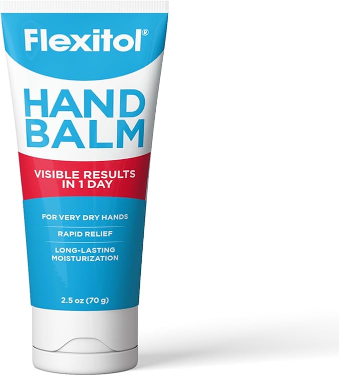 Flexitol Hand Balm, Rich Moisturizing Hand Cream, 2.5 Ounce Tube