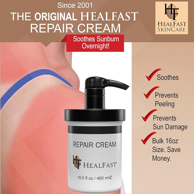Sensitive Skin Repair Moisturizing Cream 16 Oz – For Dry, Itch– Fights Rashes, Dryness, Stretch Marks, Sunburn and Bed Sores – Herbal and Food Based Ingredients