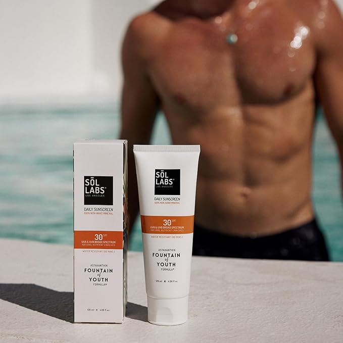 Natural Mineral Sun Screen SPF 30 for Face & Body – Lightweight, Hydrating & Moisturizing Sunscreen – Daily Sunscreen Moisturizer, No White Cast Zinc Oxide, Reef-Safe Korean Skin Care