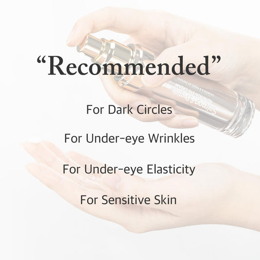 eyeNlip Salmon Peptide Eye Cream 1.18 fl oz - Daily Lightweight Cream with Niacinamide and Nutrition-Rich Complex for a Refreshed Under-Eye Look, Korean Skincare Routine