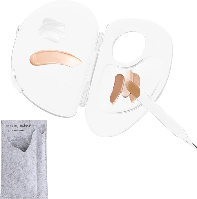 Makeup Mixing Palette, Handheld Foundation Mixing Palette