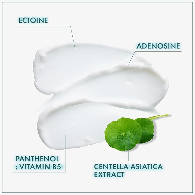 Adenosine Cica Cream, 520,000ppm Centella Asiatica, Redness Reducing for Oily and Dry Skin Moisturizer, Barrier Cream with Niacinamide and Panthenol, Korean Skincare, 100ml, 3.38 fl. oz.