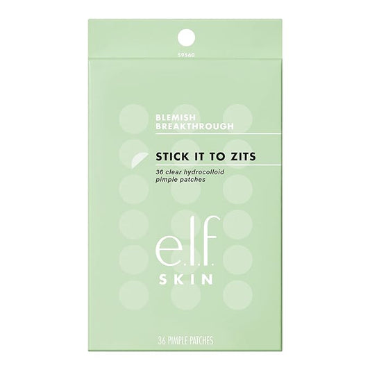 e.l.f. SKIN Blemish Breakthrough Stick It To Zits Pimple Patches, Helps Reduce The Look of Blemishes & Heal, Vegan & Cruelty-free, 36 Patches