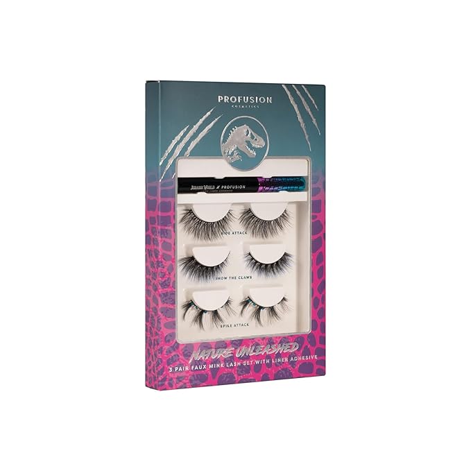 Jurassic World 3pc Lash Set Makeup