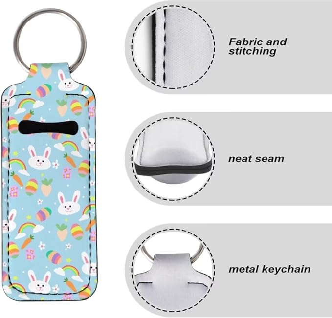 Horeset Easter Egg Rabbit Novelty Women Chapstick Holder Egg