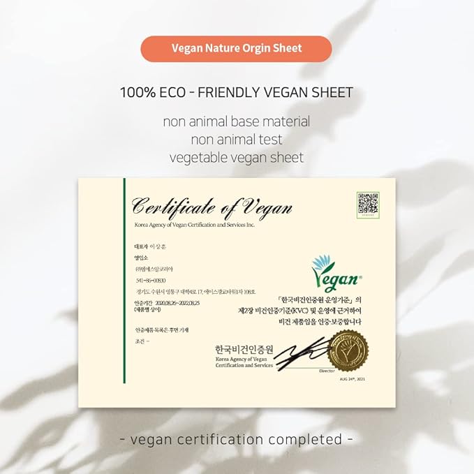 Vegan Oat Deep Moisture Mask - 0.84Oz (25ml) - Soothing, Hydrating, Sensitive Skin Formula with Rice & Oatmeal Extract, Green EWG, Microfiber Sheet