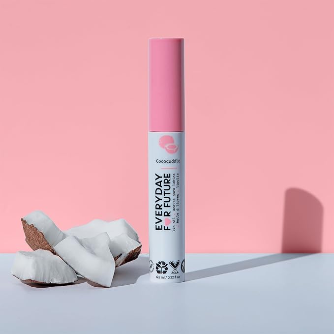 Coconut Lip Oil | Clear Transparent Moisturizing