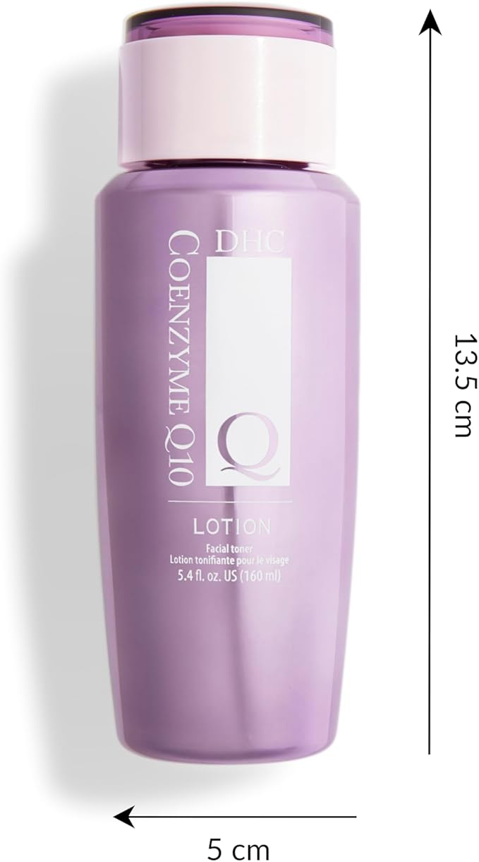 DHC CoQ10 Lotion, Alcohol-Free Hydrating Lotion, Intensive Moisture, Fine Lines, Aging, Collagen-Boosting, Fragrance and Colorant Free, Ideal for All Skin Types, 5.4 fl. oz.