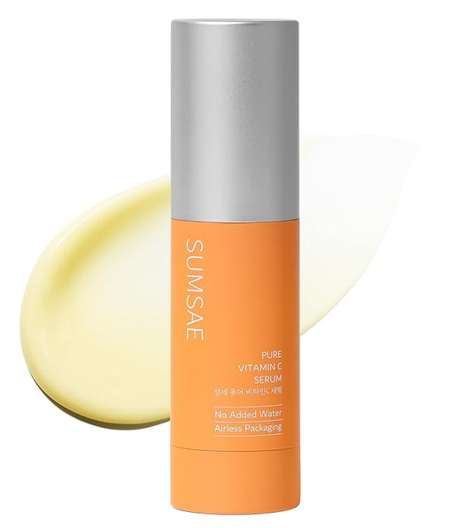 Pure Vitamin C Serum - Korean Skin Care with Vitamin 10.5% Concentrated, No Added Water, Airless Special Pump, Brightening and Firming Skin, Improving Uneven and Dull Skin Tone, 30ml/1.01fl.oz.