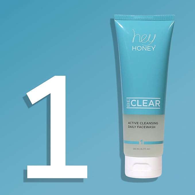 Hey Honey Skincare Be Clear 3-Step Clearing