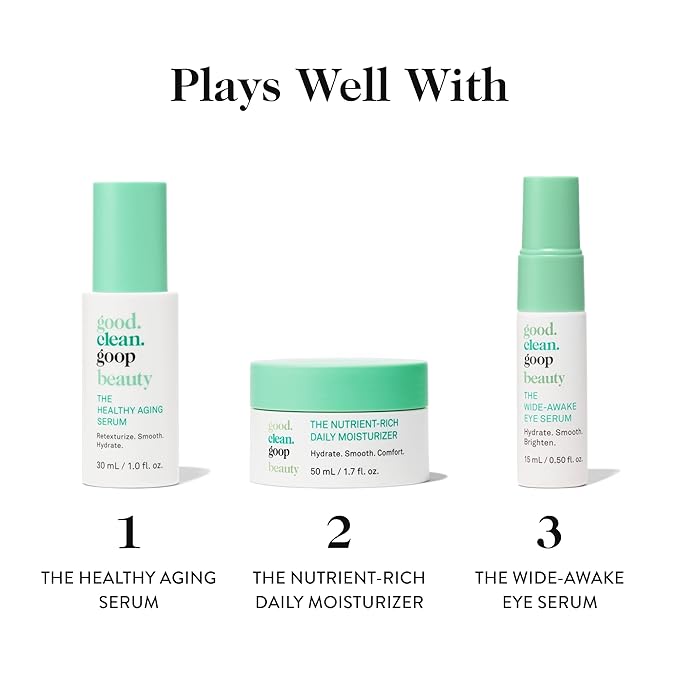 good.clean.goop beauty The Fruit Facial Exfoliating Scrub | Gentle Face Exfoliator to Smooth Skin Texture | AHA Glycolic Acid, Grape Seed Exfoliant & Chia Seed Oil | Cruelty Free | 2 fl oz