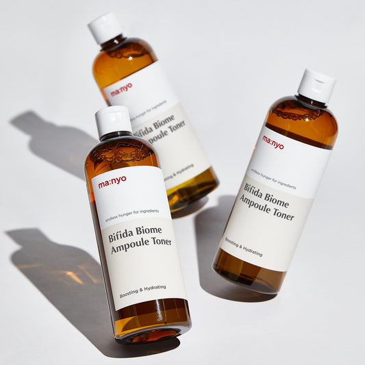 ma:nyo Bifida Biome Ampoule Toner 13.5 fl oz (400ml) | Hydrating & Soothing Facial Toner with 5 Types of Hyaluronic Acid for Daily Firmness | Korean Skincare