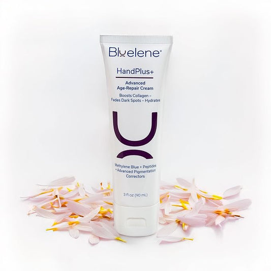 HandPlus+ Collagen Boosting Advanced Age Repair Cream with Methylene Blue and Niacinamide, and Hexylresorcinol and Tranexamic Acid. Deep Hydration. Suitable for Sensitive Skin