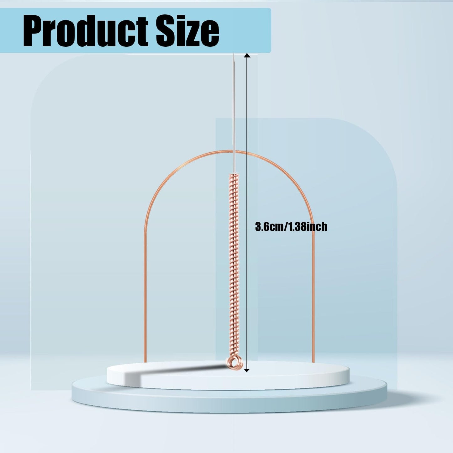 110 pcs Disposable Pimple Needles Acne Needle Blackhead and Blemish Remover Tools, Pimple Popper Tools Professional（Gold）