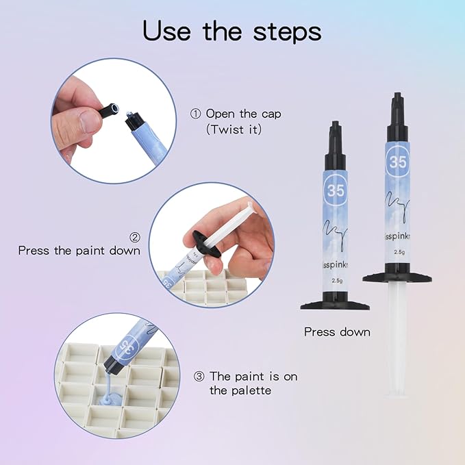 Gel palette Painting gel for nail art 40colors