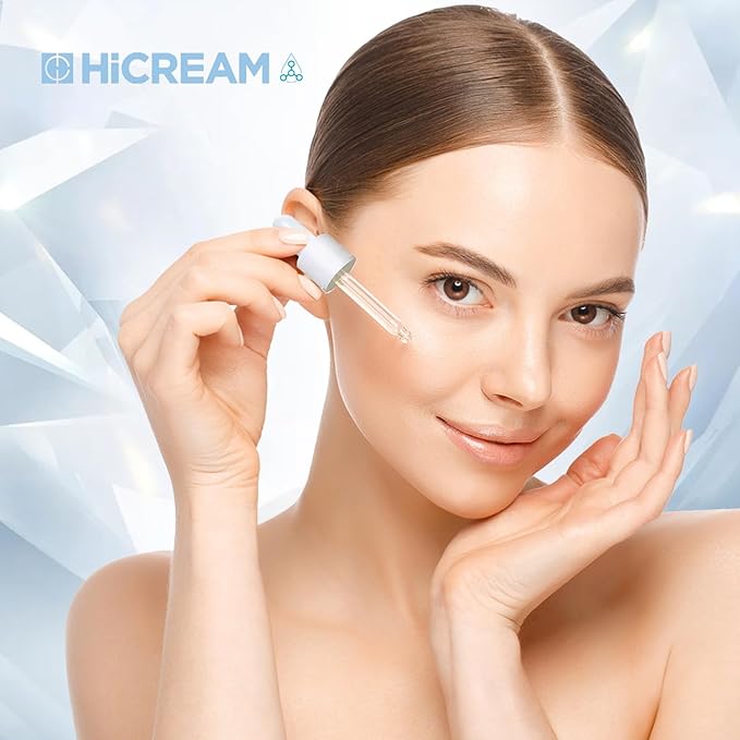 Hyaluronic Acid Serum for Face, Brightening Serum - Even Skin Tone, 100% Pure Anti Aging, Intense Hydration Moisture Non greasy Paraben Free, Water-based Skincare for Face (2 Oz)