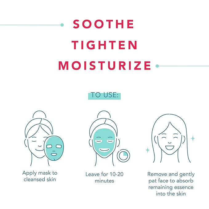 LAPCOS Red Wine Sheet Mask, Daily