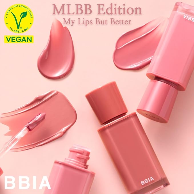 BBIA Glow Lip Tint – Lip Plumping, Volumizing Glossy & Glowy Lip Stain Naturally Moisturizing Comfortable Texture Lightweight Long-Lasting Vivid Color Non-Sticky Non-Dry Korean (15 SPRING, Pack of 1)