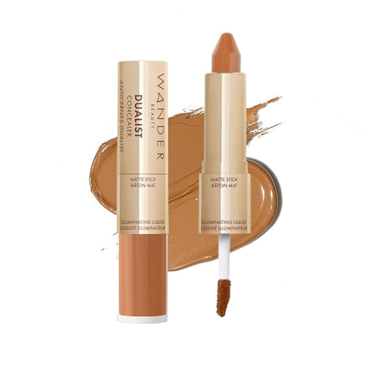 Wander Beauty Dualist Matte and Illuminating Concealer Makeup 0.28 fl oz