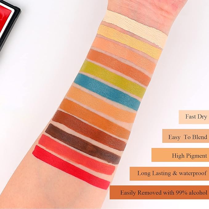 Depvision SFX 12 Color Flesh Tone Alcohol Activated