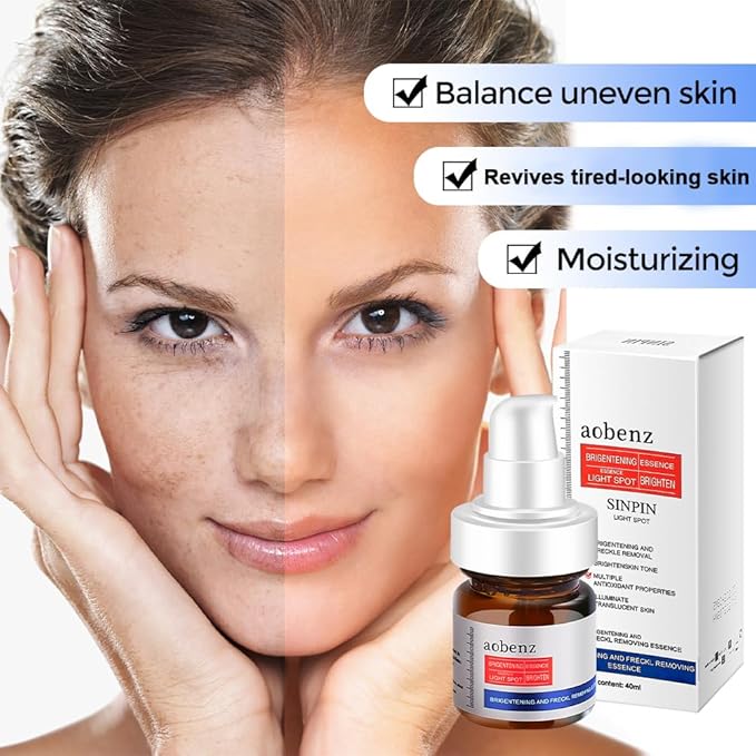 SINPIN aobenz Dark Spot Remover for Face & Body | Advanced Corrector Serum for Age, Melasma, Sun, Acne, Black Spots | Tranexamic Acid, Niacinamide Formula for Women & Men | Mild, 1.35 Fl Oz (2PCS)