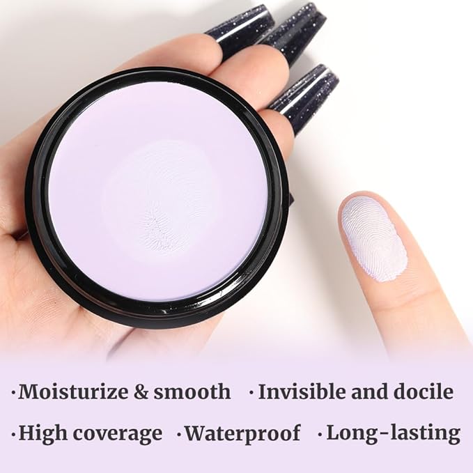 Kaely Color Correcting Concealer,Cream Pot Concealer Full Coverage,under Light Purple