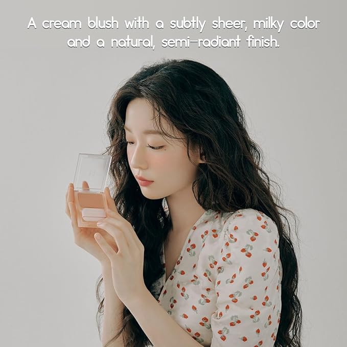 HOLIKA HOLIKA Colored Milk Cream Blush 07 ROSY Clean, Buildable