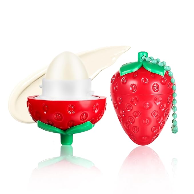KISSIO Lip Balm,Strawberry Lip Balm,Lip Care oz(02#)
