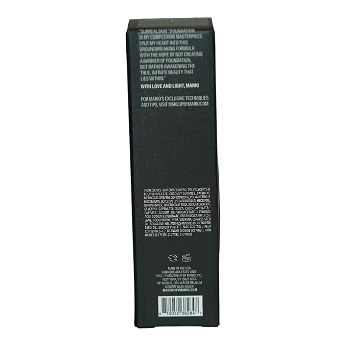 MAKEUP BY MARIO SurrealSkin Liquid Foundation, Liquid Formula, warm undertone) 30 mL