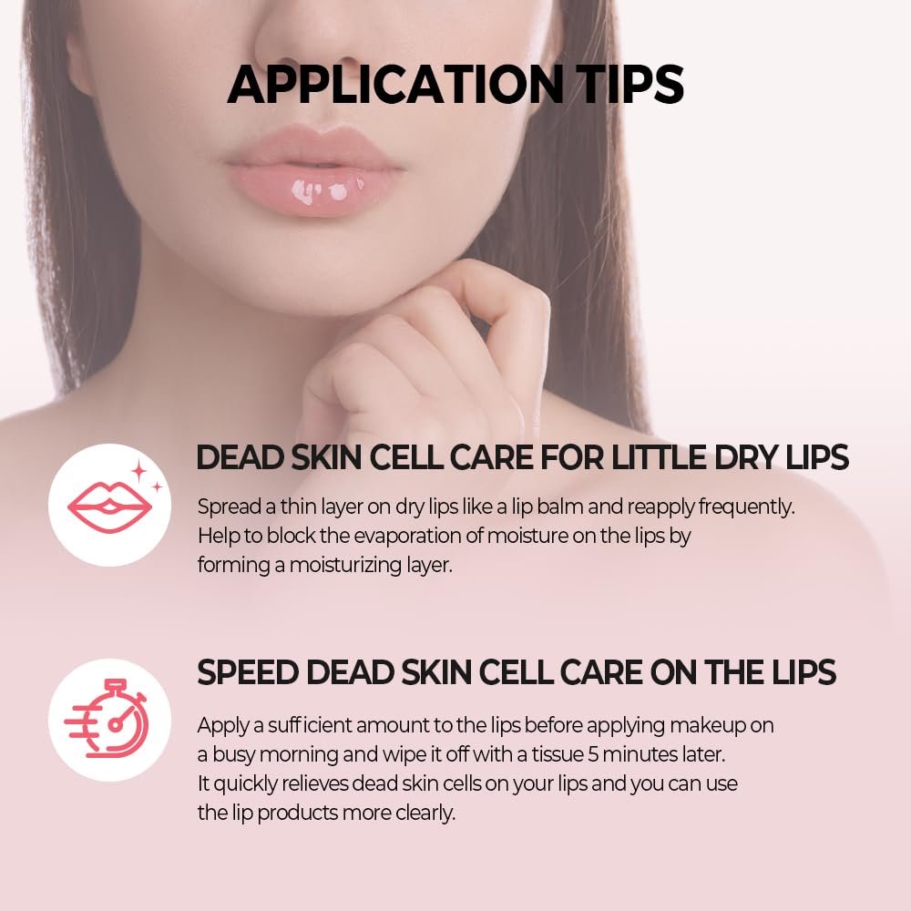 Klavuu Lip Mask Set (2PCS) – Overnight Deep Hydrating Korean Lip Balm Treatment for Very Dry, Chapped Lips | Lip Lightening & Plumping with Instant Hydration | Gentle Exfoliating (Vanilla & Vanilla)