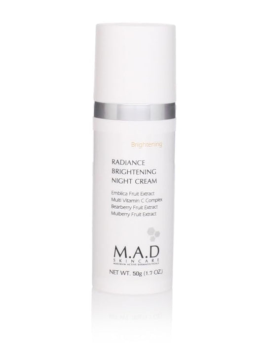 M.A.D Skincare Brightening Radiance Brightening Night Cream, 50g (1.7oz)