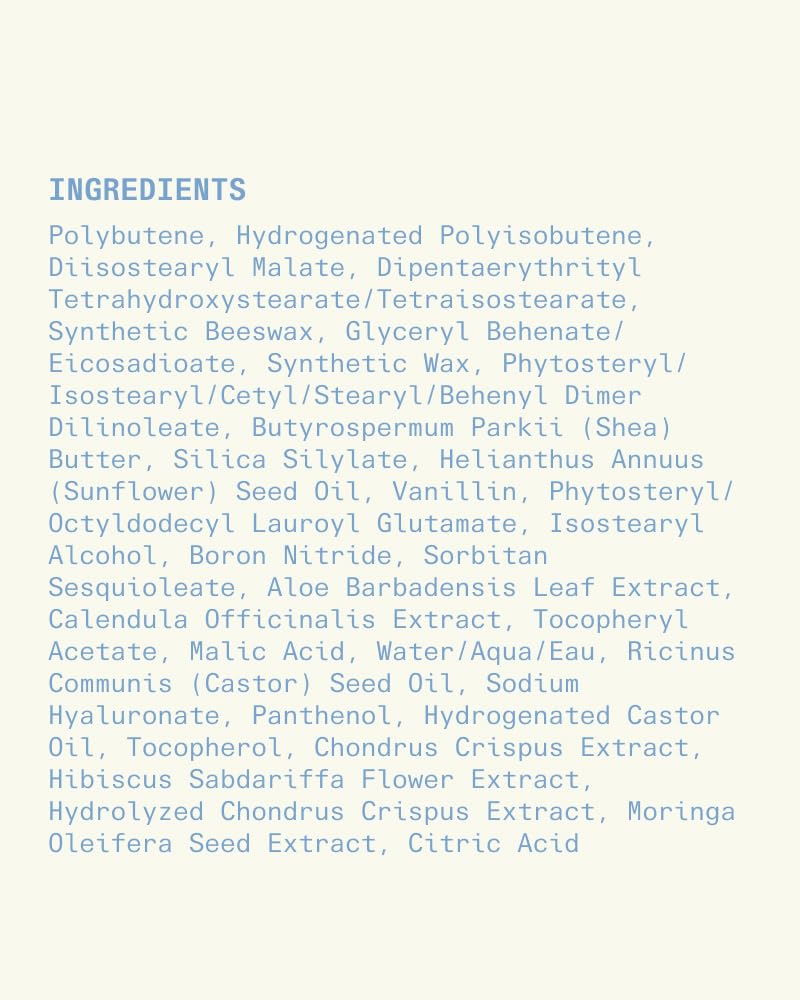 Cay Skin Deepwater Nourishing Lip Mask – Sleeping Mask for Overnight Repair & Hydration with Vitamin E + Shea Butter – Non-Sticky, Clear Formula in Signature Vanilla Brown Sugar Flavor – 0.7 oz