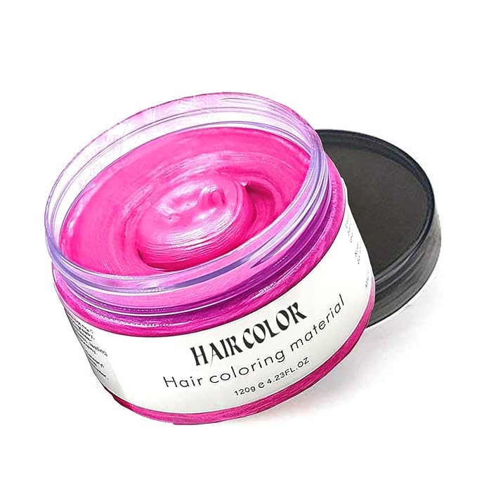 Instant Pink Hair Wax Dye,Natural