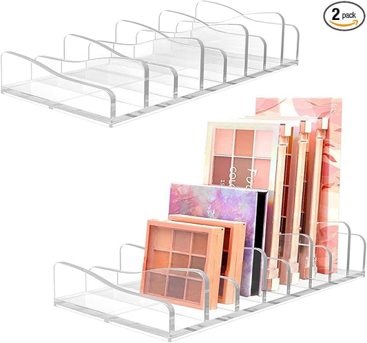 FLMOUTN 2 Pack Makeup Pallet Organizer Eyeshadow Palette